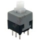 Chave Botao 8,5x8,5mm Com Trava Com Click Momentâneo Branca Chave Botao 8,5x8,5mm Com Trava Com Click Momentâneo Branca